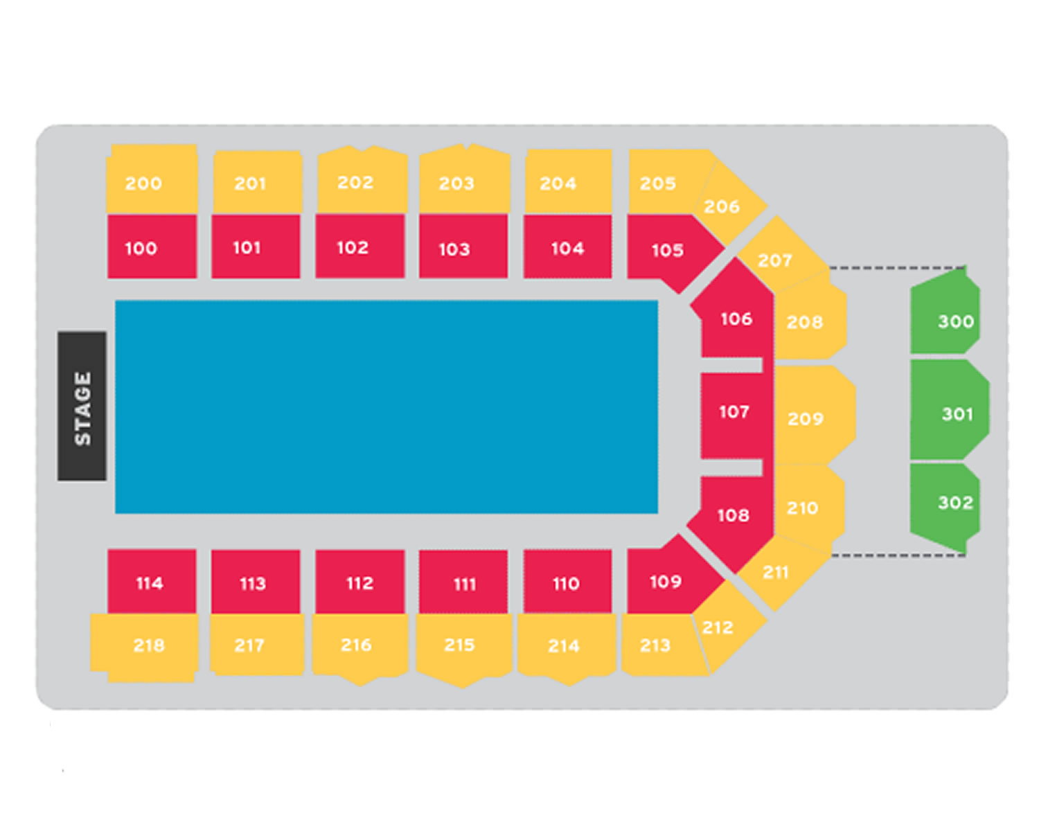 Utilita Arena Newcastle Seating Plan