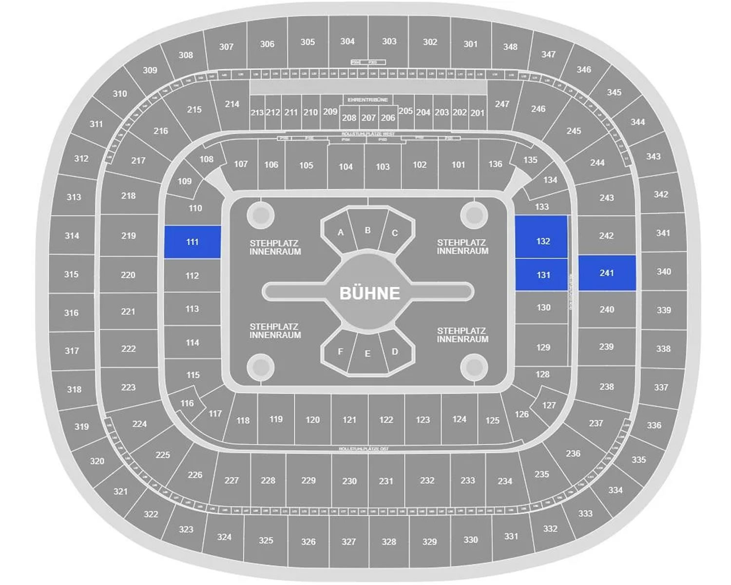 Allianz Arena Seating Plan