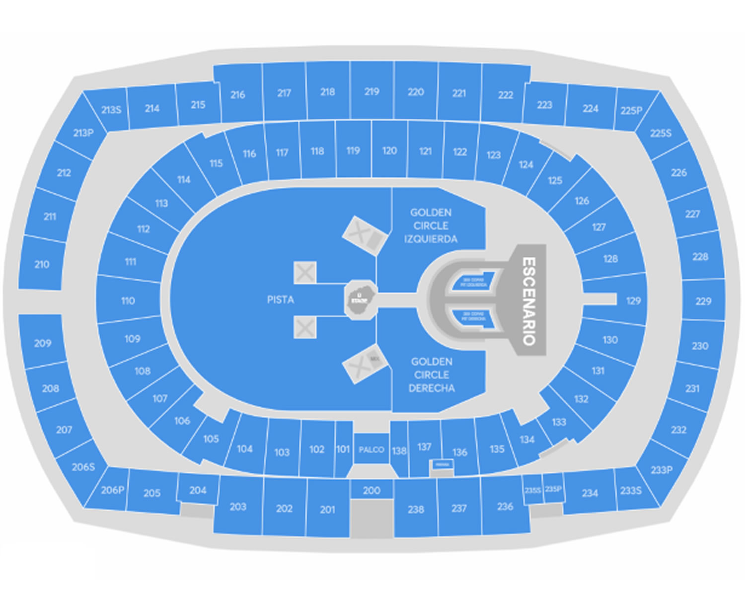 Estadi Olimpic Lluis Companys Seating Plan