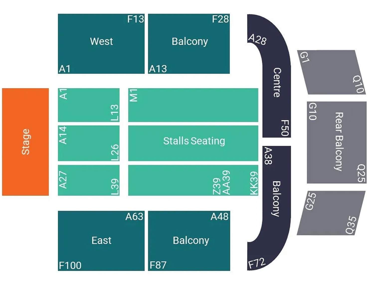O2 City Hall Newcastle, Newcastle upon Tyne, England, United Kingdom Seating Plan