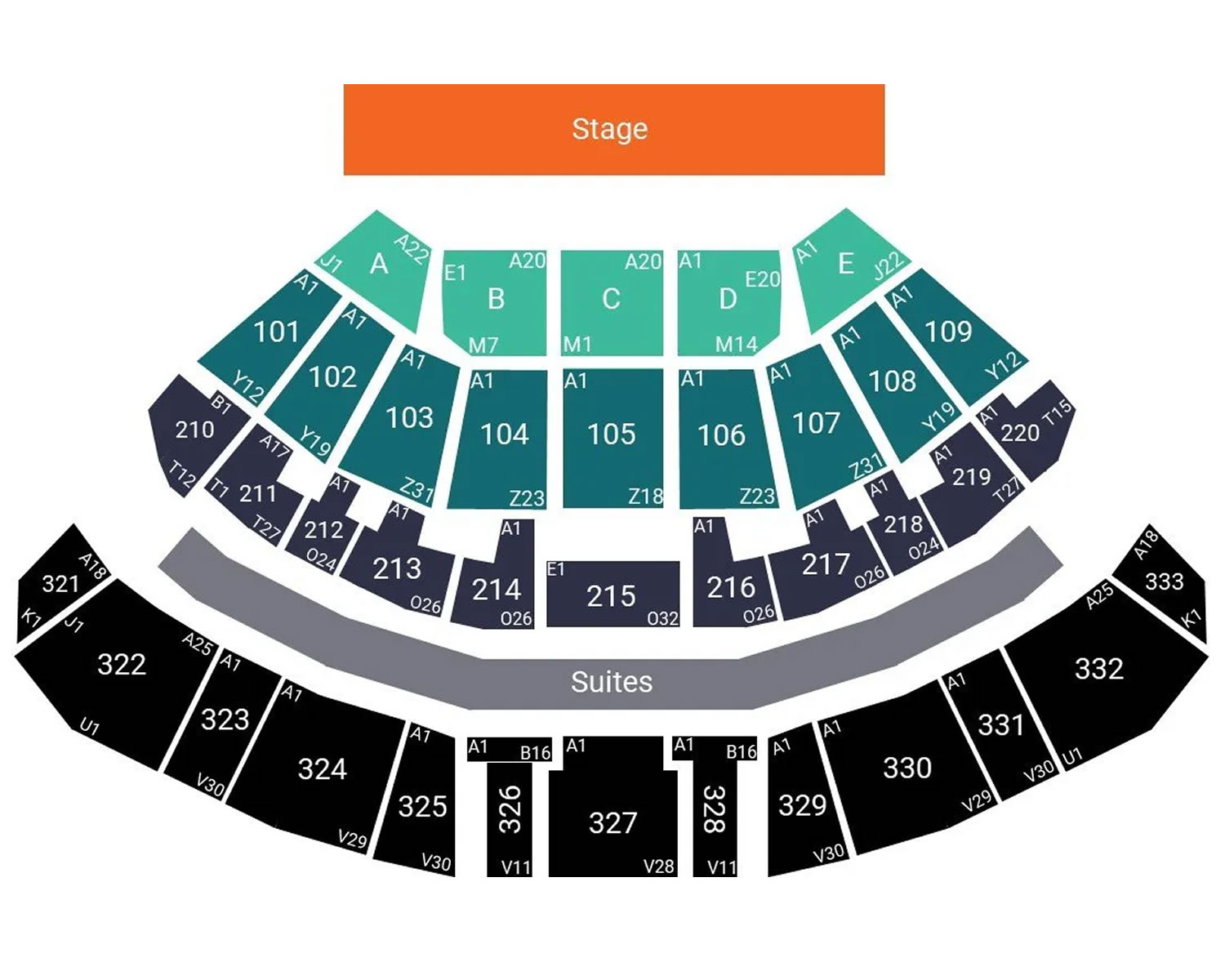 Leeds First Direct Bank Arena Seating Plan