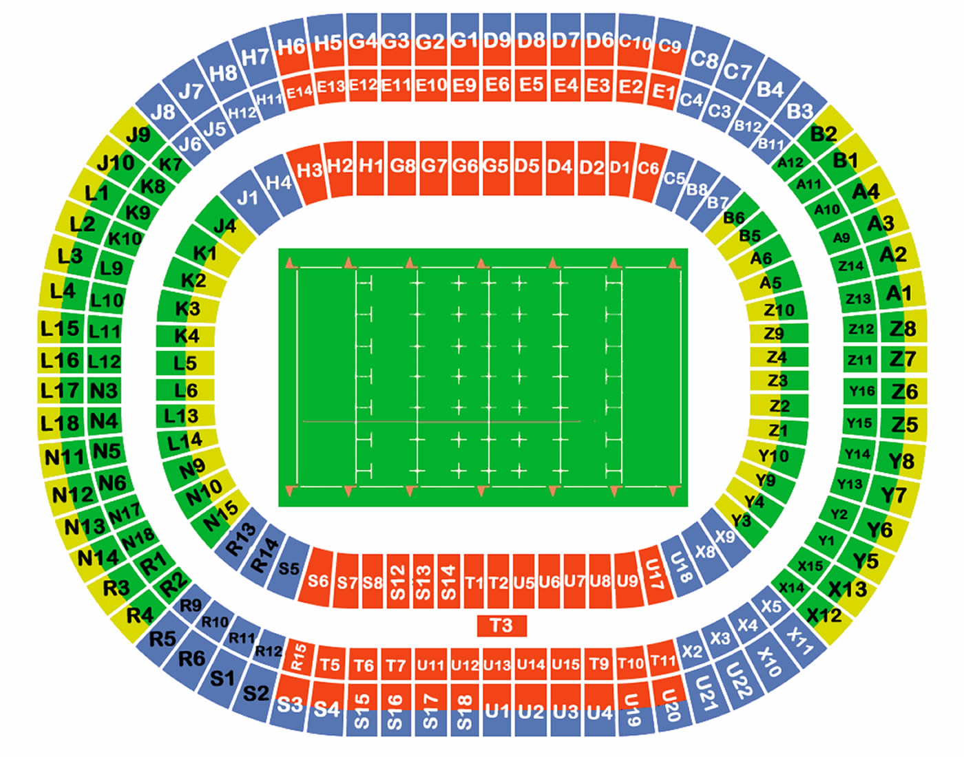  Stade de France Seating Plan