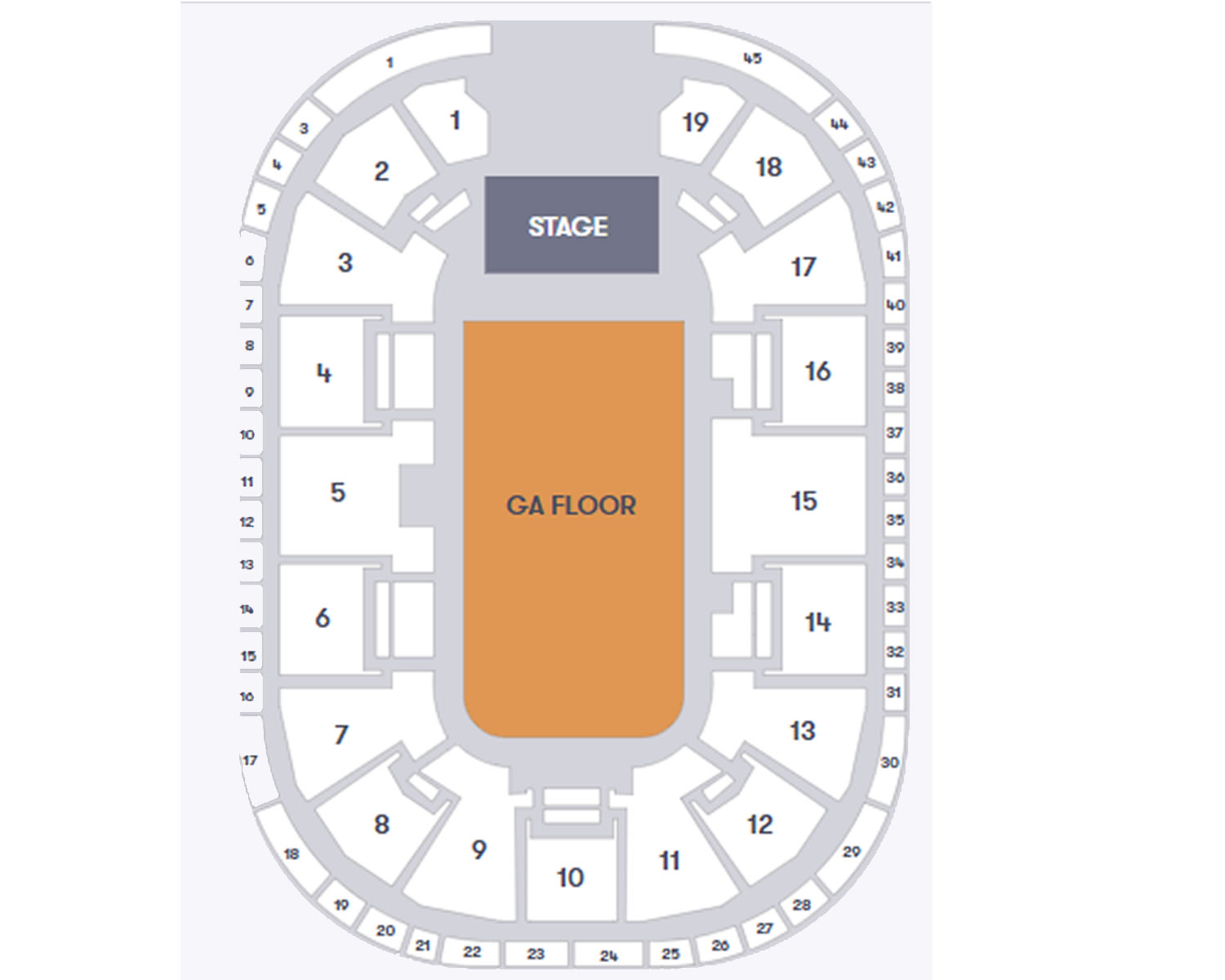 Motorpoint Arena Nottingham, Nottingham, England, United Kingdom Seating Plan