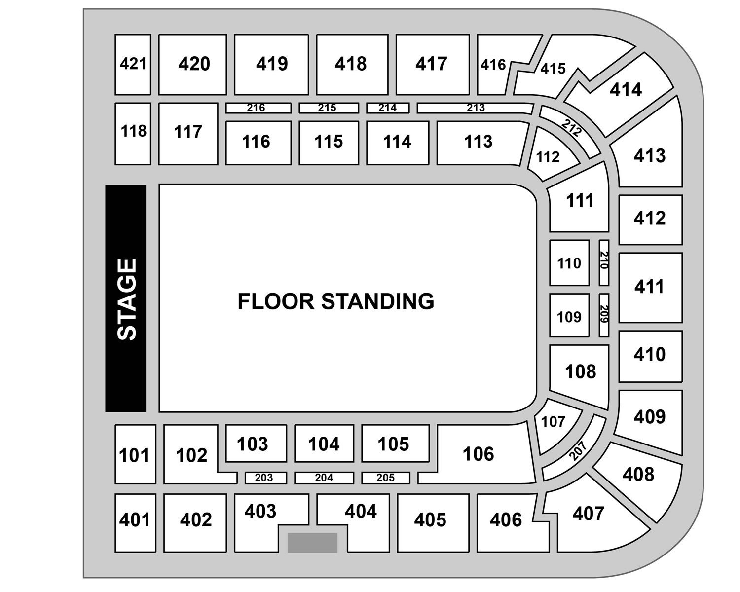 PLENITUDE ARENA, Nanterre, lle de France, France Seating Plan
