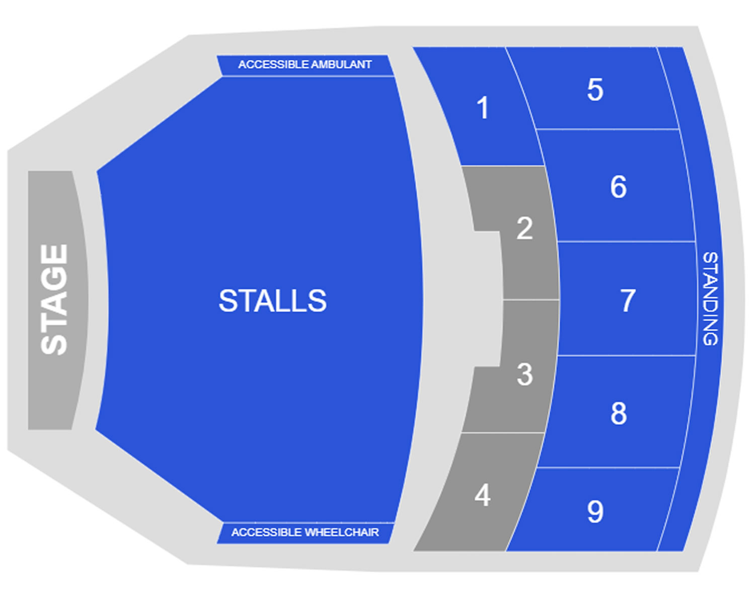 O2 Academy Bristol, Bristol, England, United Kingdom Seating Plan