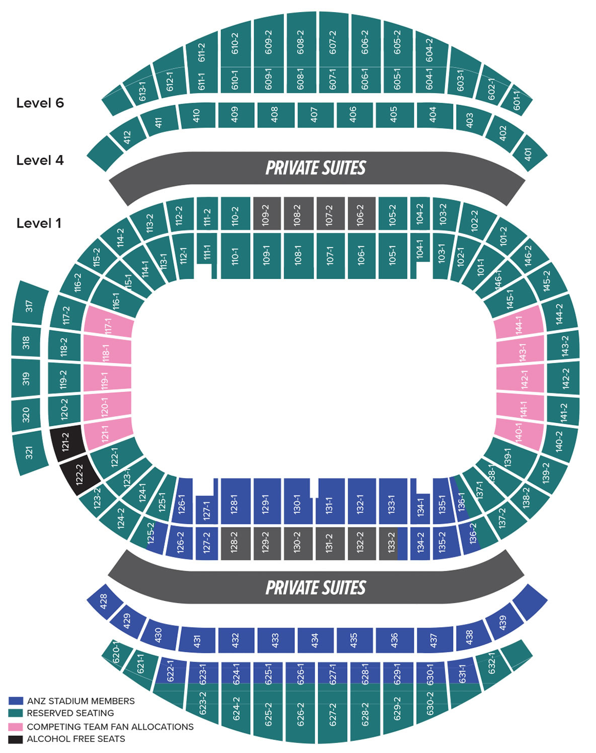 Accor Stadium Seating Plan