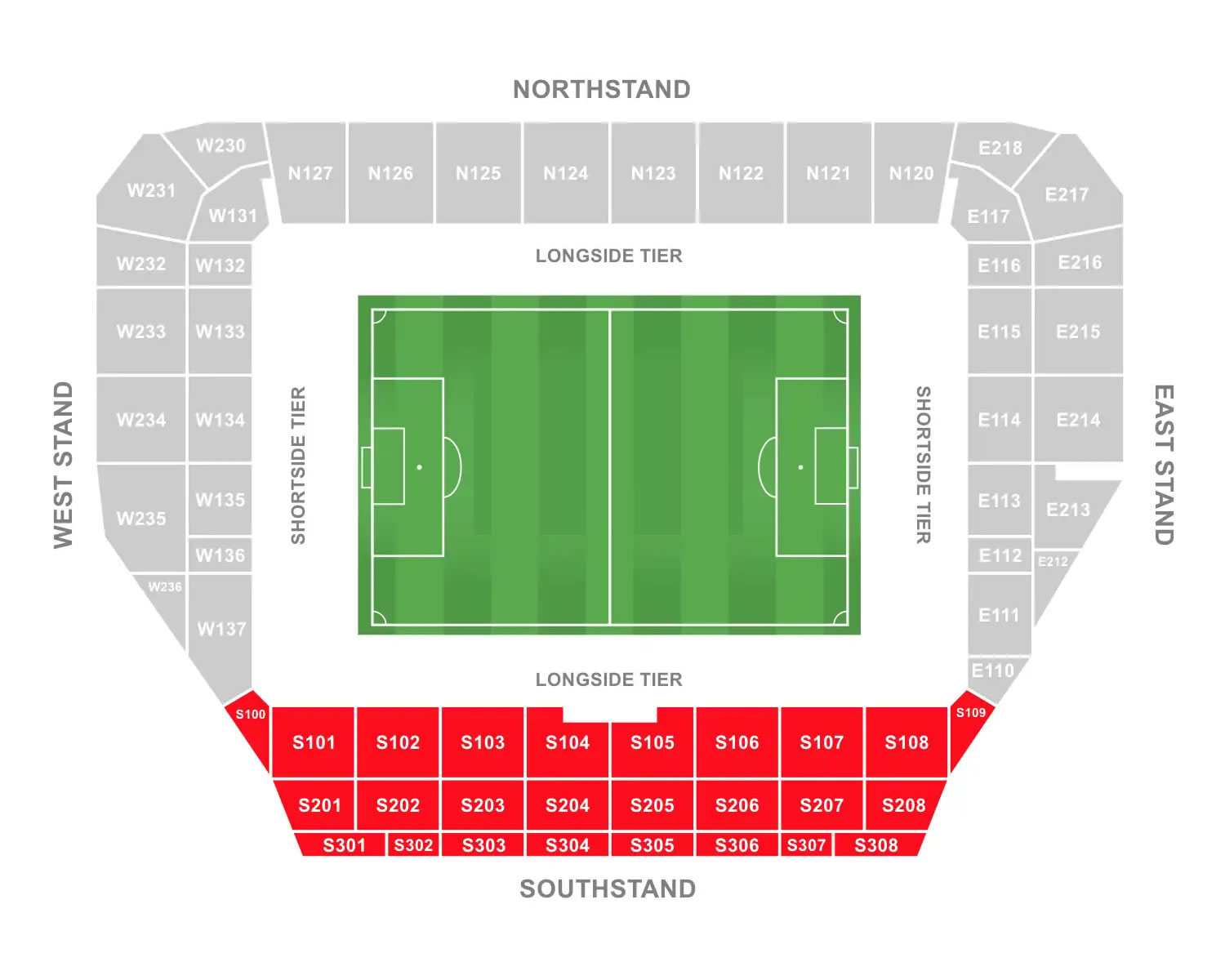 Community Stadium Seating Plan