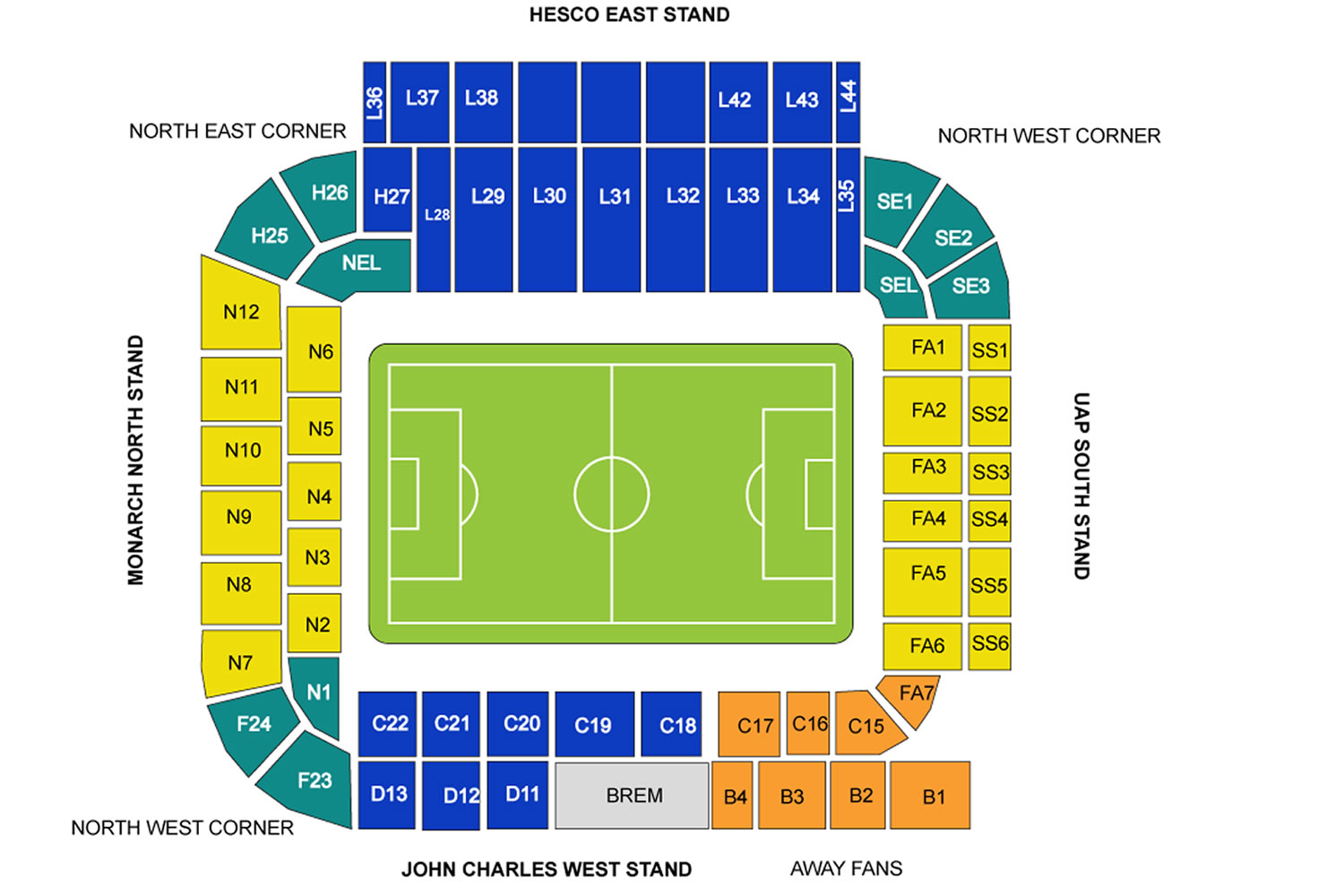 Selhurst Park Seating Plan