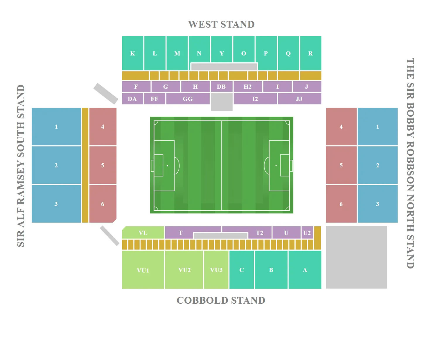 Portman Road Seating Plan