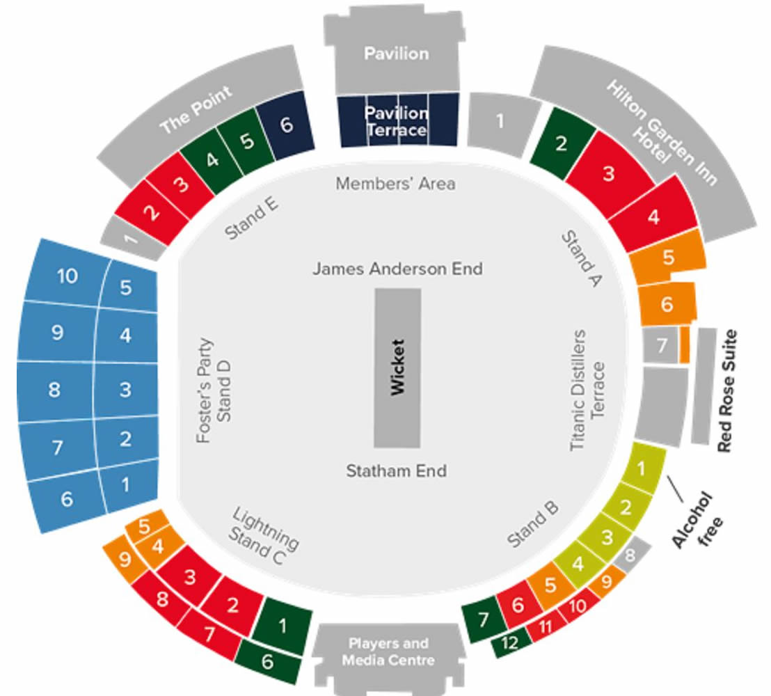 Old Trafford Seating Plan