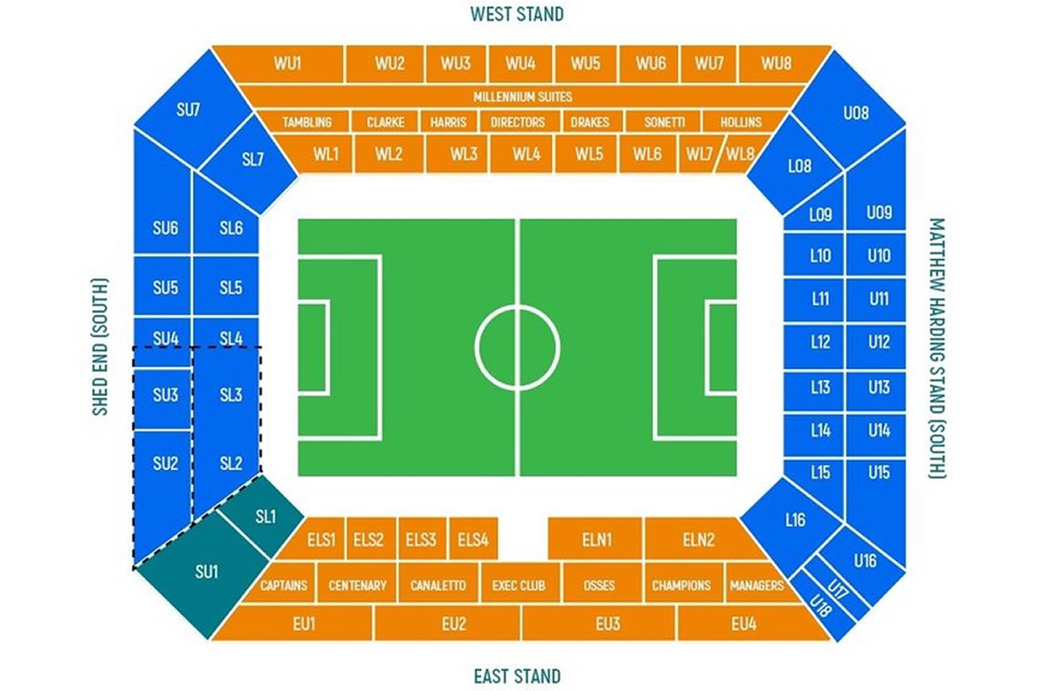 Stamford Bridge Seating Plan