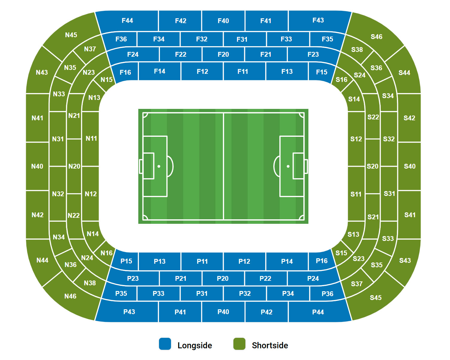 Ramon Sanchez Pizjuan Seating Plan