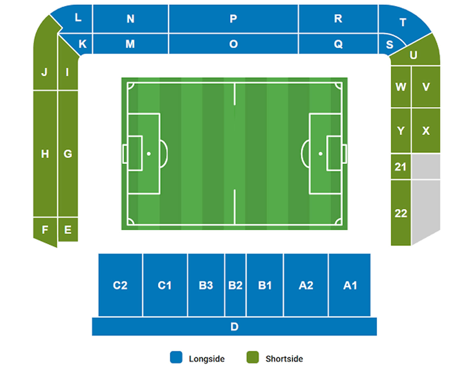 Stadion An der Alten Foersterei Seating Plan