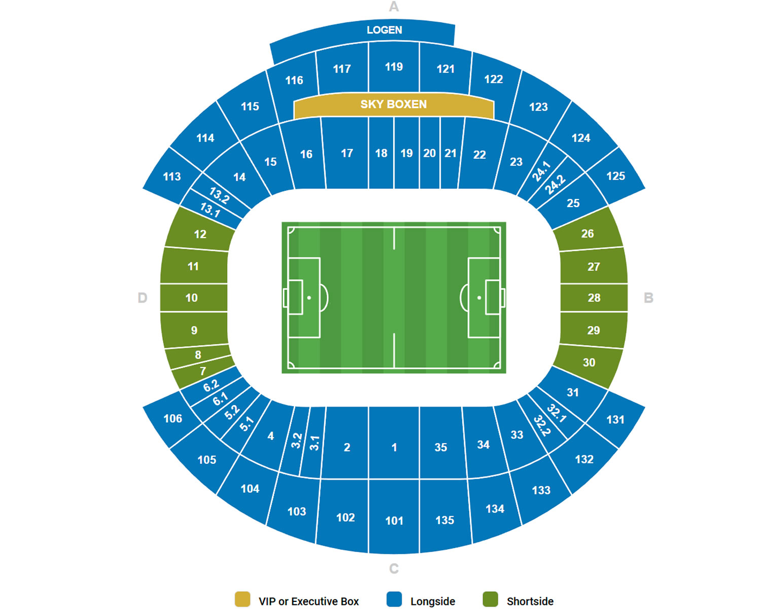 Red Bull Arena Seating Plan