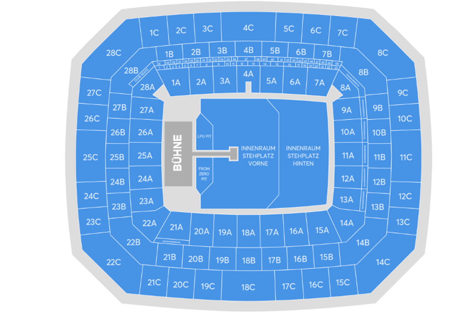 Volksparkstadion Seating Plan