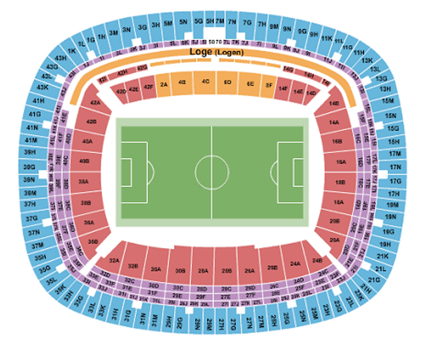 Commerzbank Arena Seating Plan