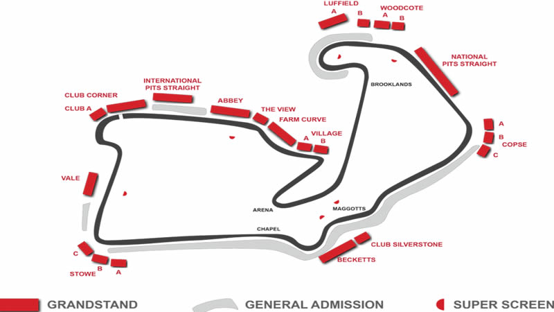 Marina Bay Street Circuit Seating Plan