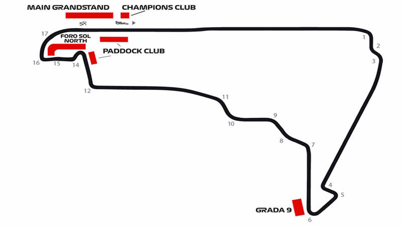 Autodromo Hermanos Rodriguez Seating Plan