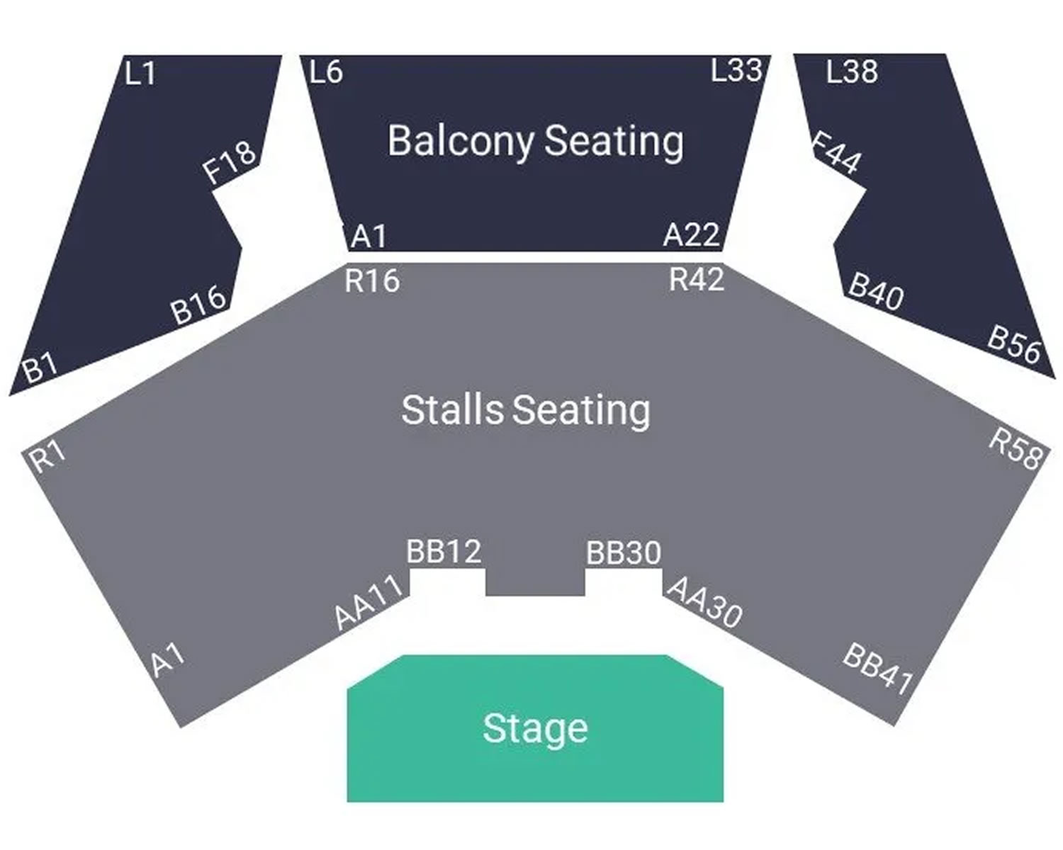 York Barbican Centre Seating Plan