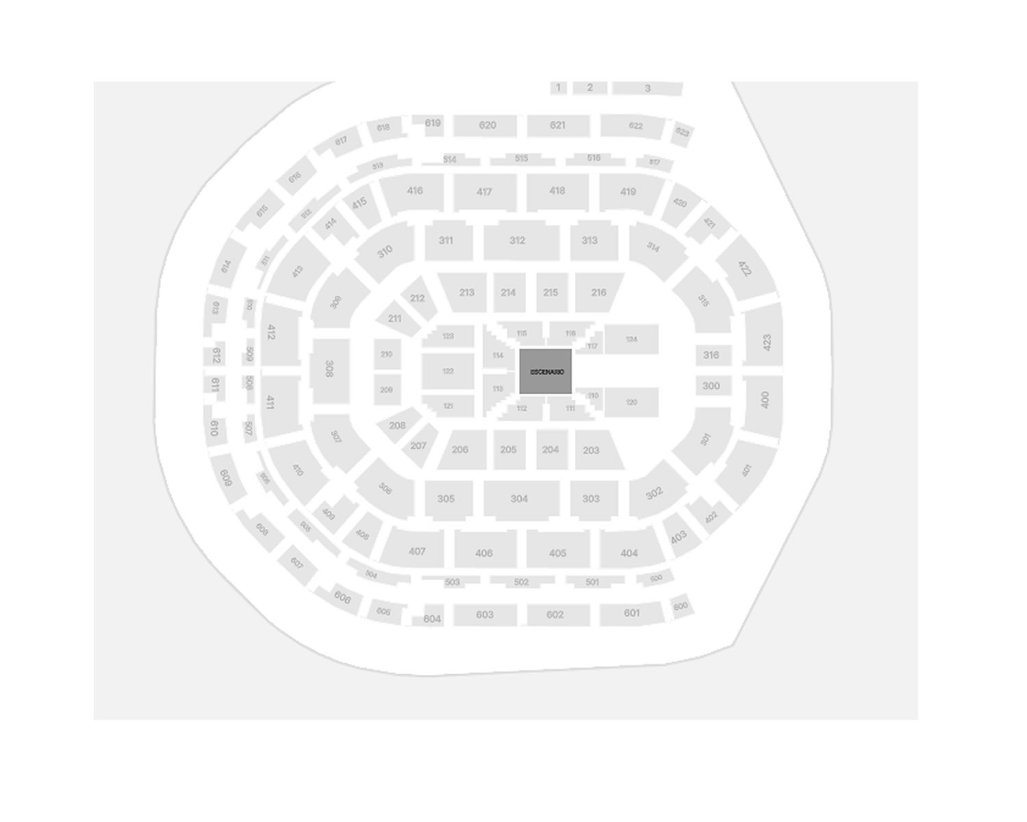 Arena Guadalajara Seating Plan