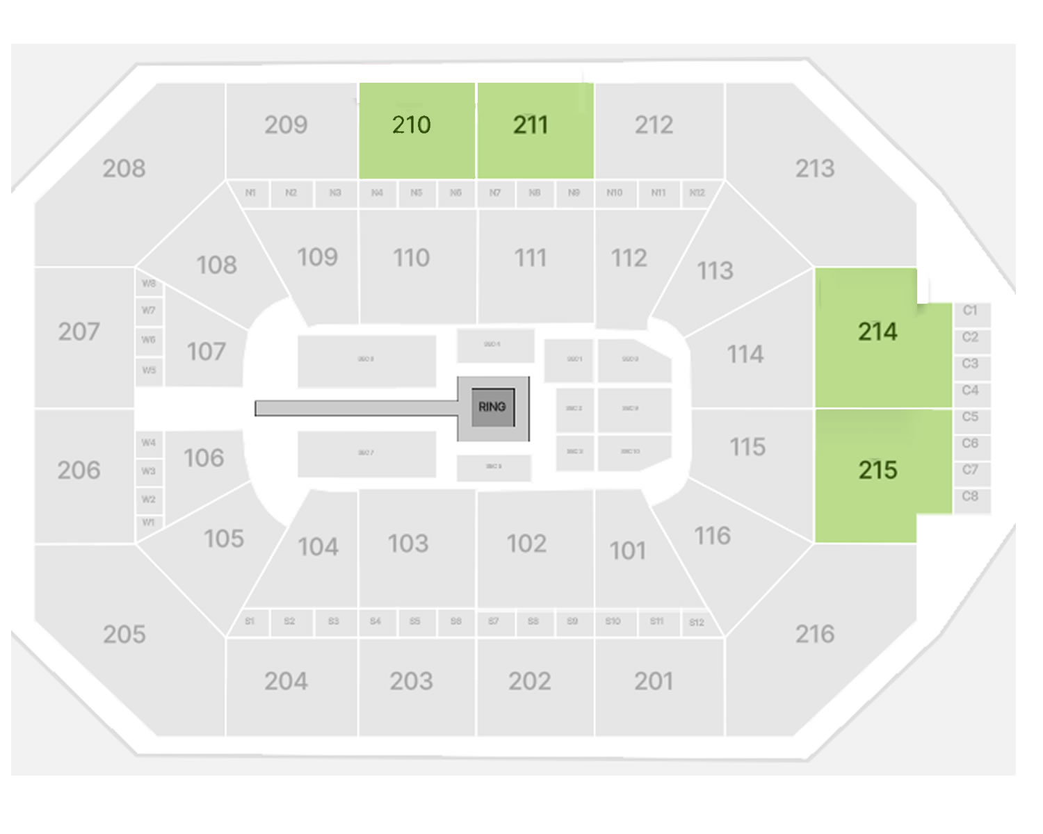 Allstate Arena Seating Plan