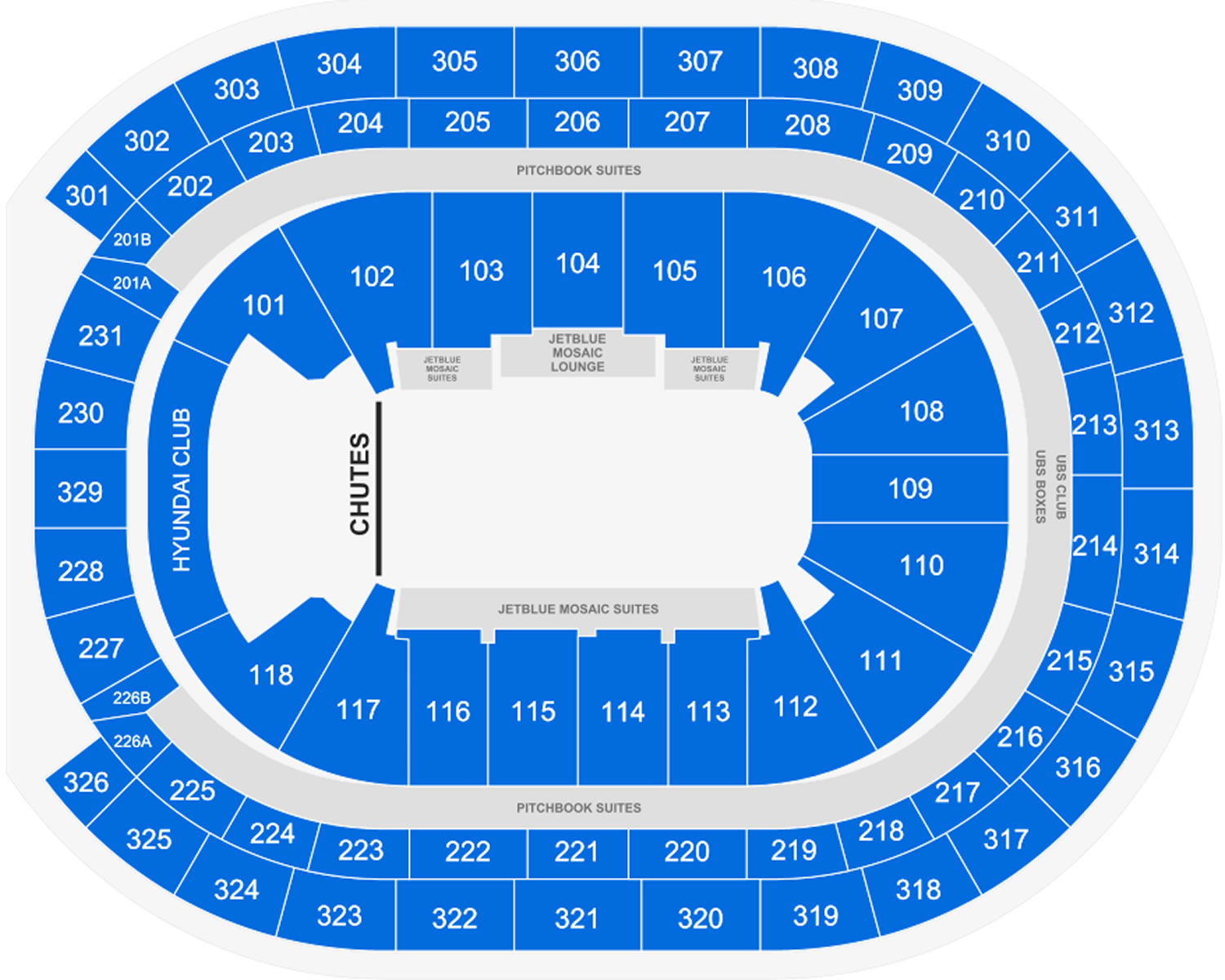 UBS Arena Seating Plan