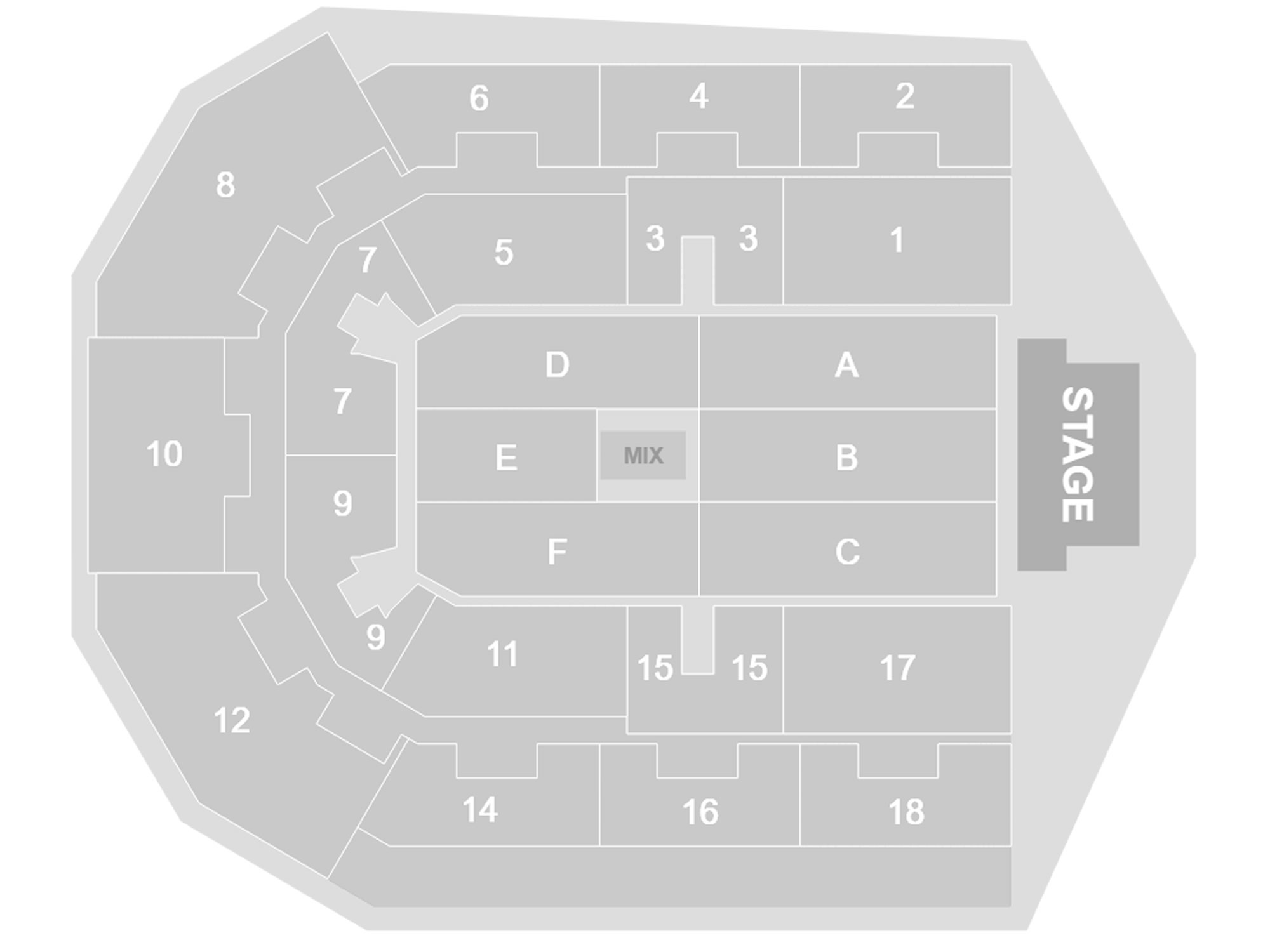 M and S Bank Arena Liverpool Seating Plan