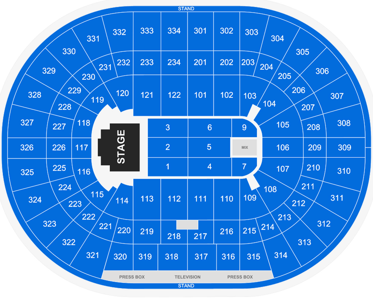 United Center Seating Plan