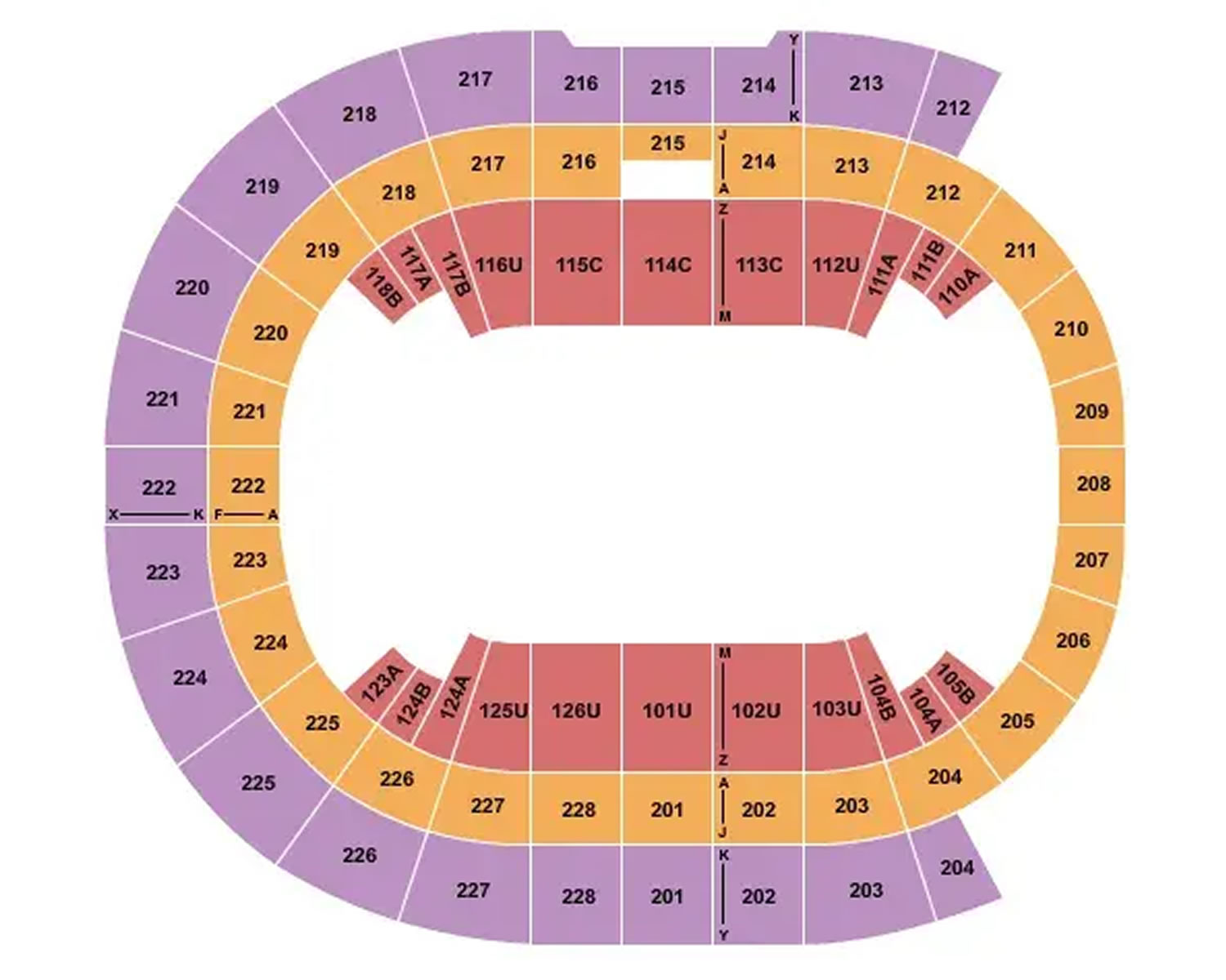 Coliseo de Puerto Rico Seating Plan