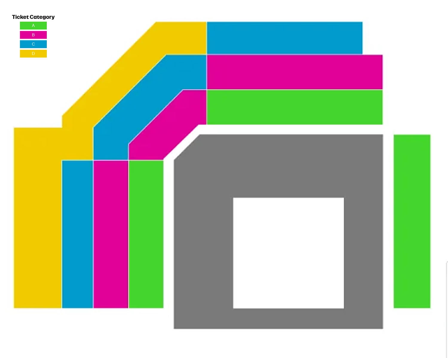 Rose Bowl Aquatics Center Seating Plan