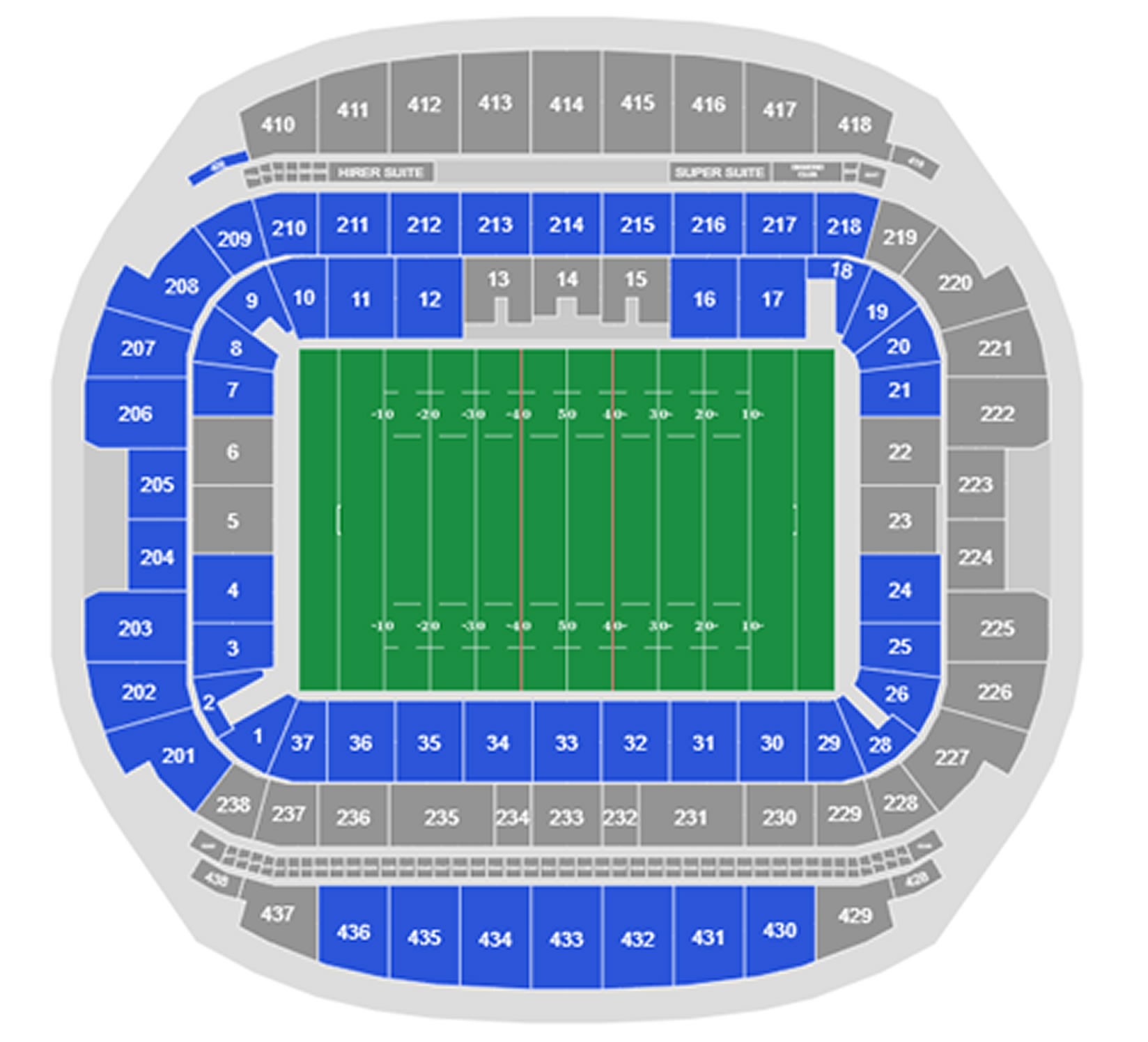 Allianz Stadium Seating Plan