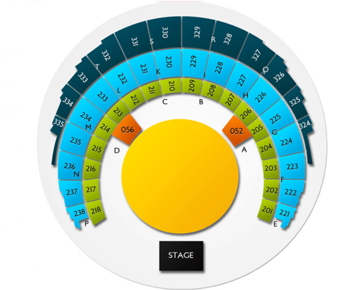 The OVO Hydro Seating Plan