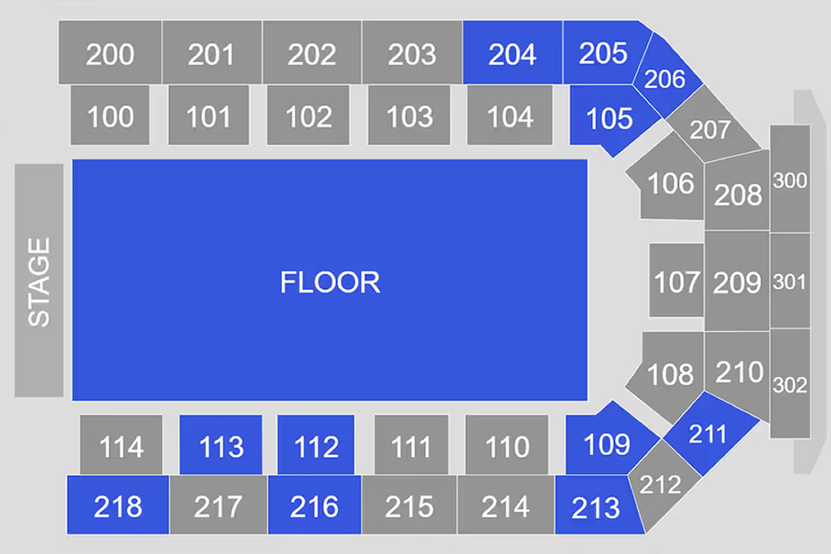 Utilita Arena Newcastle Seating Plan