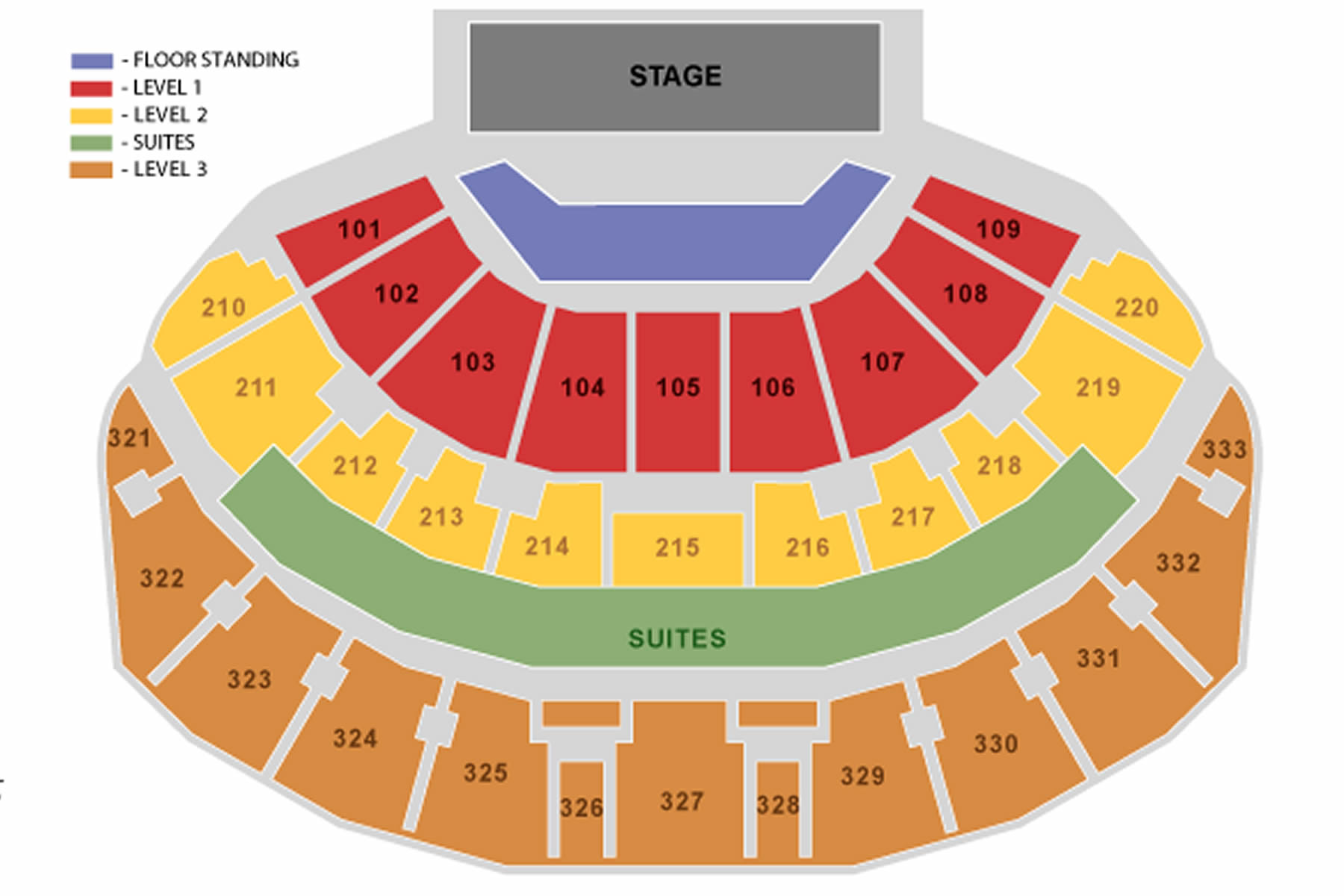 First Direct Arena Seating Plan
